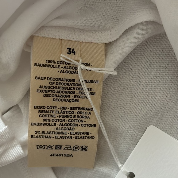 Brand new Hermes’ embroidered pocket tshirt size 34 - Picture 7 of 10